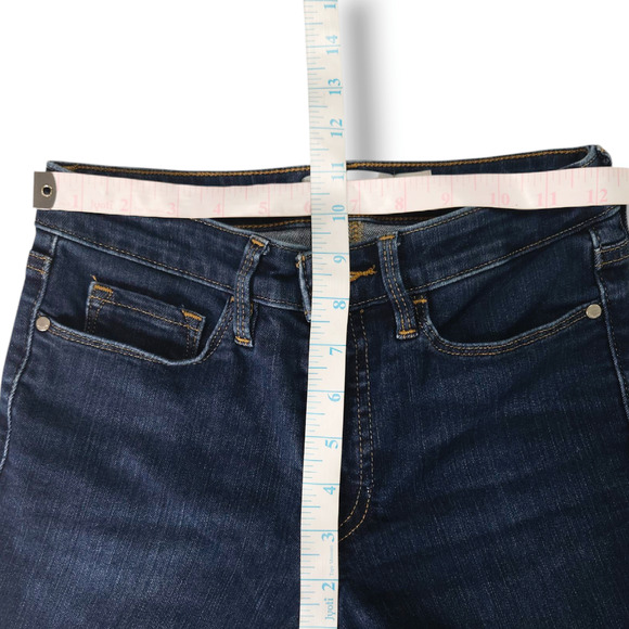 EUC Athleta Sculptek Stretch High Rise Ultra Skinny Jeans Sz 0[25] x28 True Blue - Picture 9 of 11